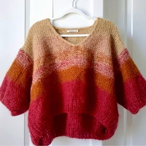 Anthropologie Mes Demosielles Maika sweater (in color sunset)